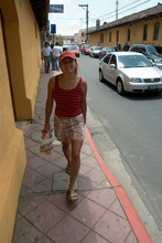 Dasa walking in Coban