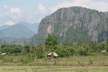 okolie Vang Vieng