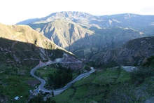 Downhill to Rio Mantaro Valley