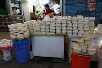 Mercado in Ayachuco (Cheese)