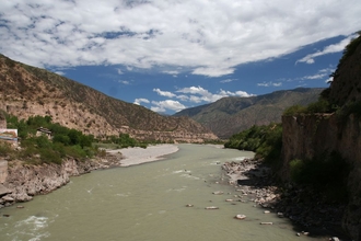 Rio Pampas from a Bridge