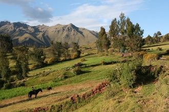 Uphill to Combre de Uripa