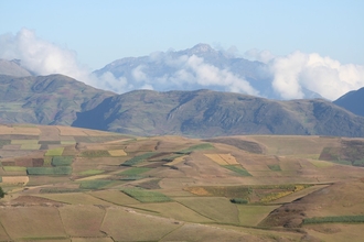 Fields in the Mountains