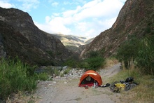 Camping Place by Rio Apurimac
