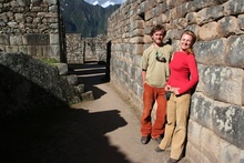 Dasa and Kybi in Machu Picchu