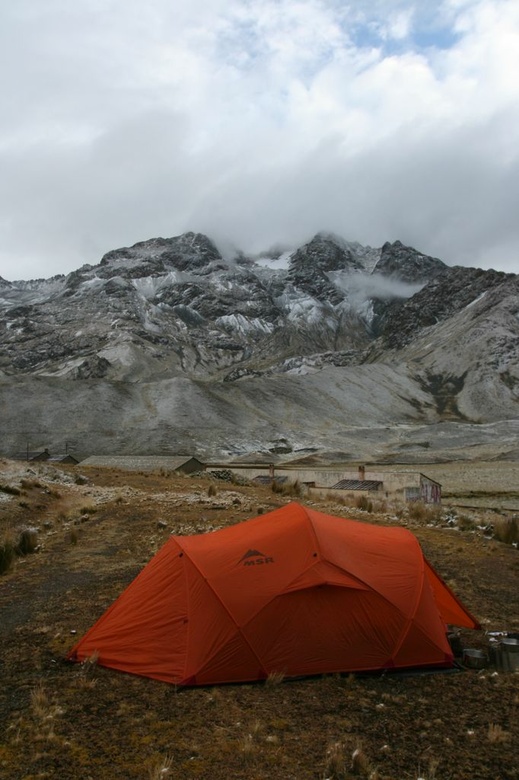 Our Tent on the Pass