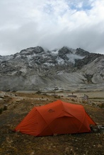 Our Tent on the Pass