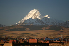 Mt. Huayna Potosi from El Alto