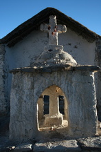 Church in Ghost Village Guallatire