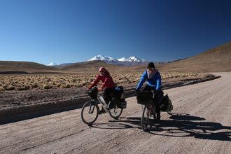 Dasa and Kybi in National Park Lauca