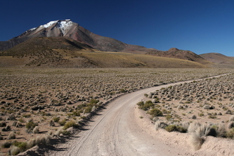 Road around Salar de Surire
