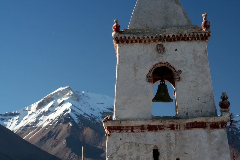 Church in Village Isluga below Volcan Isluga