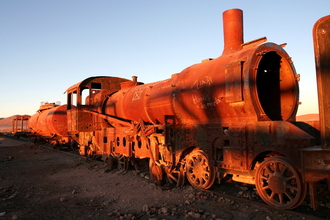 Train Cemetery in Uyuni