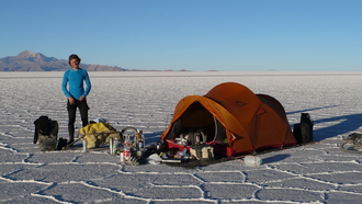 Camping Place on Salar de Uyuni