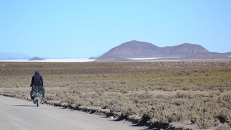 Kybi Heading towards Salar de Uyuni