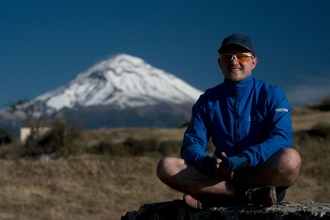 Kybi and Popocatepetl in the backround
