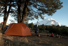 our tent on Paso del Cortez