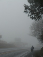 foggy and cold day - from Perote to Xalapa