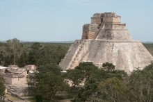 The pyramide of Uxmal