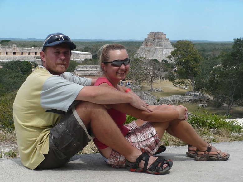 Dasa and Kybi at Uxmal