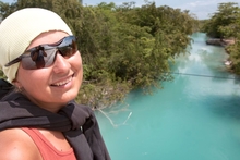 Dasa looking at the river