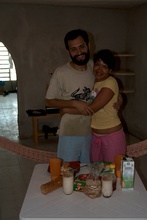 Jose Luis and Julieta in their house in Chetumal