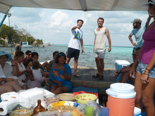 boat trip on Laguna Bacalar