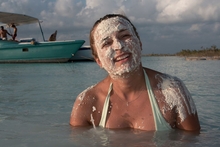 Dasa bathing in mud