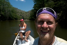 kayaking on Macal River