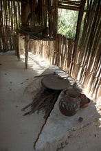 ancient Maya house in Belize botanic garden
