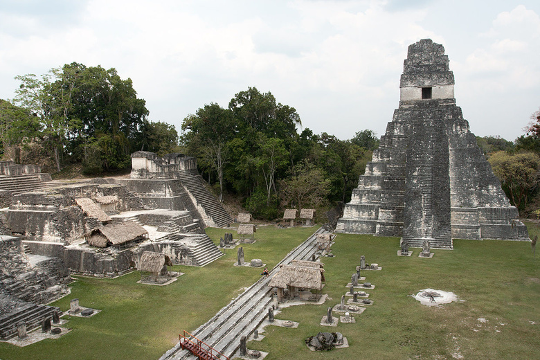 The Great Plaza in Tikal