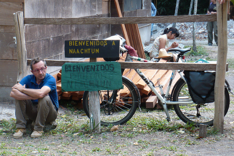 The french archeologist at Naachtun