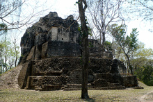 A Temple in Grupo A, Uaxactun