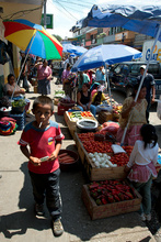 Coban fruit and vegetables market