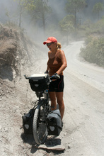 Dirt road from San Cristobal Verapaz