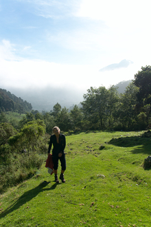 Climbing the Volcan Santa Maria