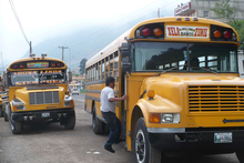 Buses in Zunil