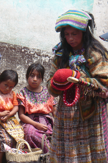 On the market in Zunil