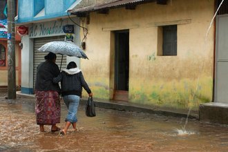 San Pedro la Laguna during the Tropical storm Agatha