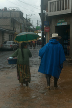 Tropical storm Agatha in San Pedro la Laguna