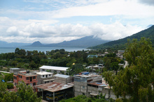 Lago Atitlan and its volcanoes