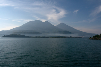 Lago Atitlan and Volcanoes Atitlan and Toliman