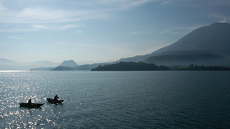 Lago Atitlan in the morning