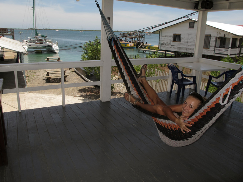 Our hotel on Utila, Deep Blue Divers