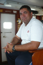 Captain of the boat Cortez I