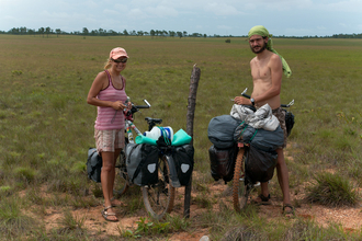 Dasa and Clement close to Puerto Lempira