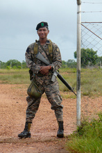 Soldier in Puerto Lempira