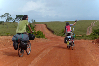 Kybi and Clemo starting a long trip across La Mosquitia