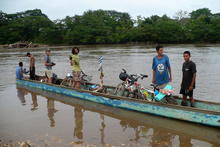 Crossing the Rio Coco