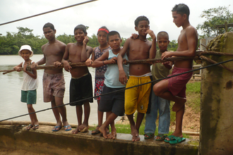 Miskito boys in Aserradero Sanders, RAAN